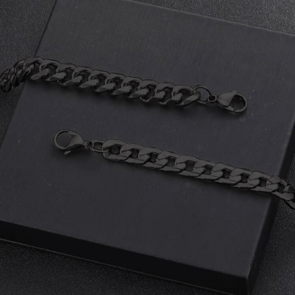 2pcs Men Minimalist Chain Bracelet - Picture 2 of 4